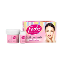 FEM CREME BLEACH SAFFRON & MILK HEALTHY GLOW CREAM - 24G